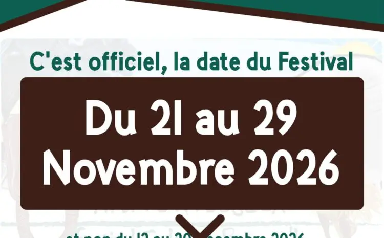  Report du Festival APEU’THE NTSENG’LA 2026 : nouvelles dates officielles